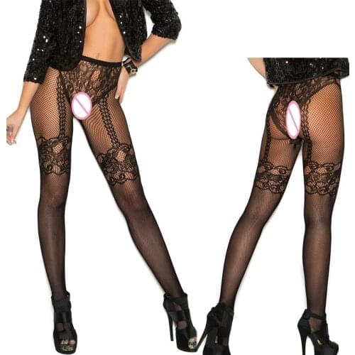 Women Stockings Sexy Plus Size Transparent Sexy Tights Fishnet Pantyhose Streewear Collant Femme Medias De Mujer Lingerie SW171