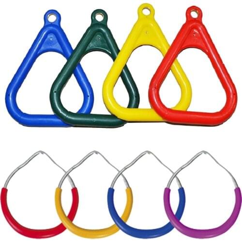 1 Pc Adults Children Outdoor Swing Rings Gymnastic Swing Accessories Playground Equipment Outdoor Handle Rings
