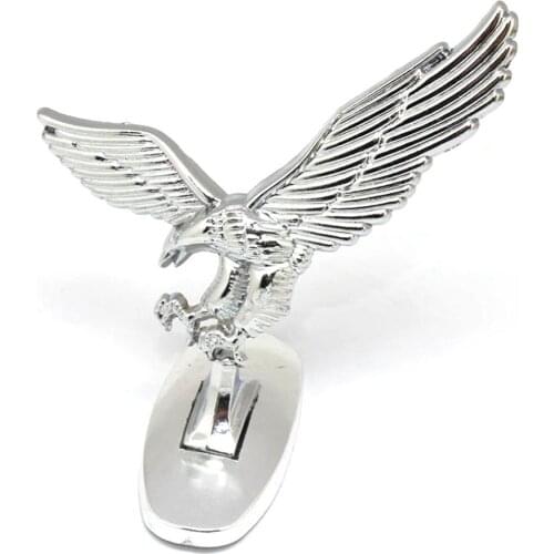 3D Angel Eagle Emblem Auto Sticker Exterior Decoration Car Front Cover Hood Car Ornament Badge Modification Accessories