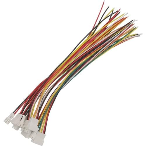 5Pair JST-PH 2.0 Cable 2P 3P 4P 5P 6Pin Micro Male Female Plug Jack Cable Connector Jack Plug JST PH 2.0 26AWG Wire Cables 20CM