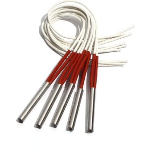 5PCS 8mm Diameter 120~135mm 304SUS Cartridge Heaters 110/220/380V Cylindrical Pipe 300/310/320/325/335W Electric Heating Element