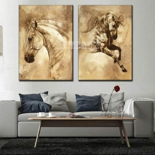 5d diamond painting horse animal pattern full square drill diamond mosaic artwork 3d round diamond embroidery 2pcs
