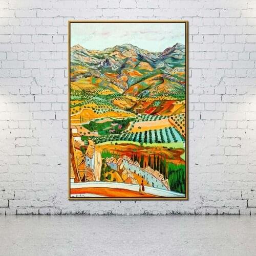 Artcozy Oil Canvas Painting fun cheese scratch For Home Decoration Wall Art