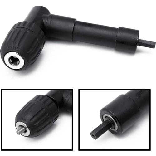 New 3/8" Right Angle 90 Degree Cordless Drill Attachment With Keyless Chuck