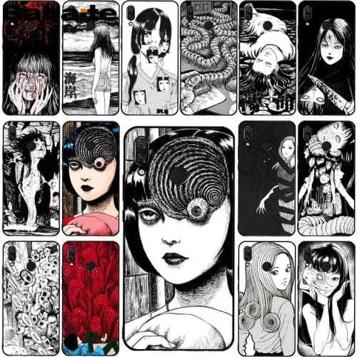 Babaite Junji Ito Tees Horror Phone Case for Xiaomi Redmi8 4X 6A 9 Go Redmi 5 5Plus Note4 5 7 Note8Pro