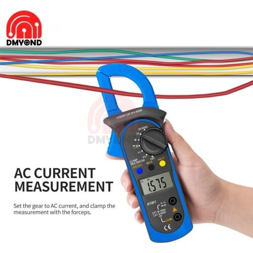 ST201 Digital Voltage Clamp Meter Digital-Multimeter kondensator tester Automotive spannung tester Clamp Amperemeter