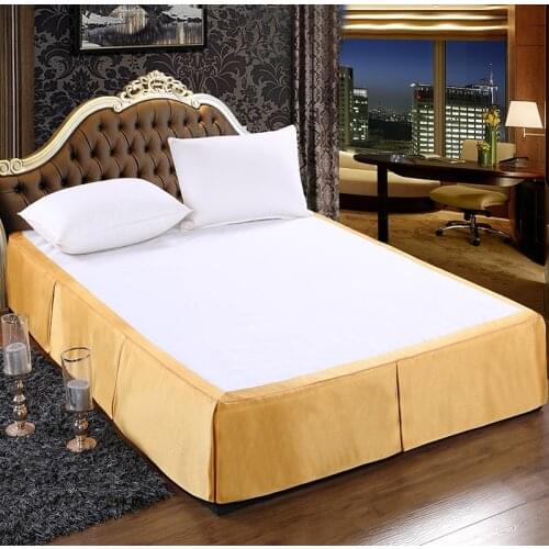 Cheap hotel family bed skirt
