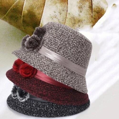 Hot Wool Boater Flat Top Hat For Womens Felt Fedora Hat Laday Prok Pie Chapeu de Feltro Bowler Top Hat