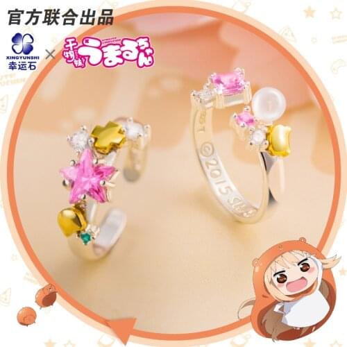 [UMARU CHAN]Anime Ring Silver 925 sterling Manga Role Himouto Umaru-chan Finger Ring For Women New Arrival