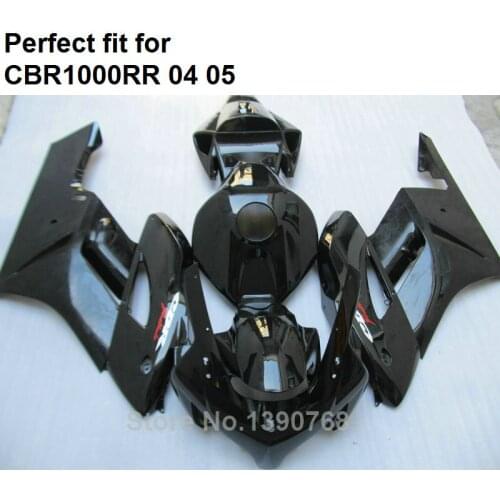 Injection molded bodywork fairings for Honda black CBR1000RR 2004 2005 fairing kit CBR 1000RR 04 05 SV04