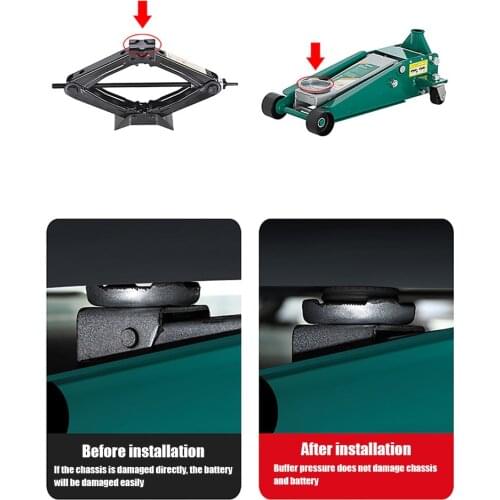 Floor Jack Cushion Cushion Mat Pressure Suitable for Tesla Model 3 X Y Silicone Jack Special Car Repair Tool 75x55 mm