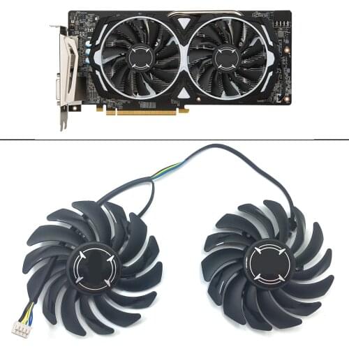 NEW 85MM PLD09210S12HH 4PIN For MSI RX 470 480 570 580 ARMOR Graphics Video Card Cooling Fans RX580 P106-100 Mining Fans