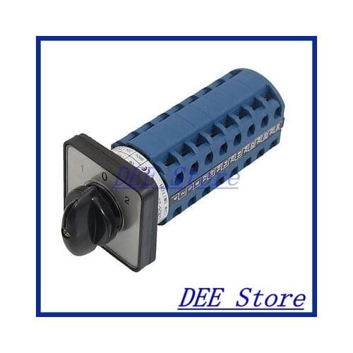 AC 660V 20A 32 Terminals 3 Positions Rotary Selector Cam Changeover Switch
