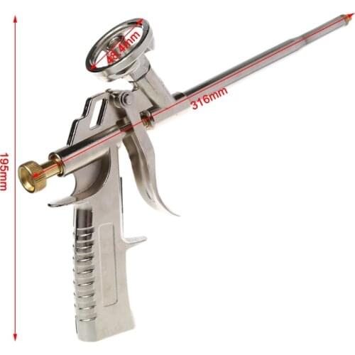 Alloy Foam Expanding Spray Gun Sealant Dispensing PU Insulating Applicator Tool K0AB