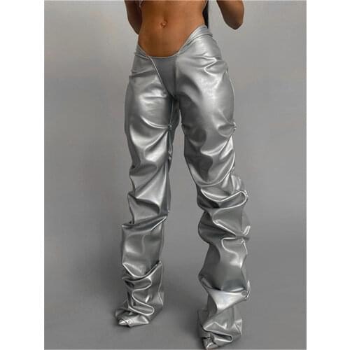 PUNK STYLE GIRL Women's Leather Pants