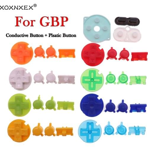 Rubber Conductive Buttons A B D pad for GameBoy Pocket GBP Silicone Start Select Keypad Repair parts & DIY Buttons Set
