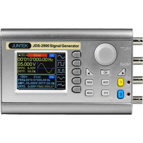 JUNTEK DDS Signal Generator Counter Arbitray Waveform Generator Pulse Signal Frequency Meter Short-Circuit Protection