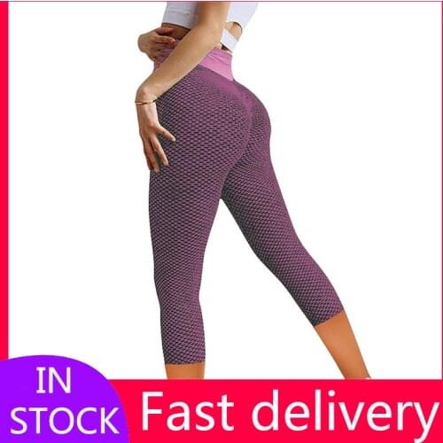 Stretch Yoga leggings women Fitness Running Gym Sports pants for women Workout Seamless Breathable Gym Push Up Leggings