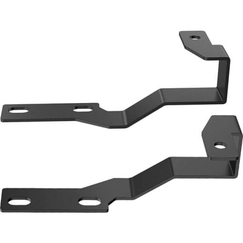 LED Light Pod Metal Hood Mount Bracket Kit/Ditch Hood Light Brackets for 2005-2015 Toyota Tacoma, Black