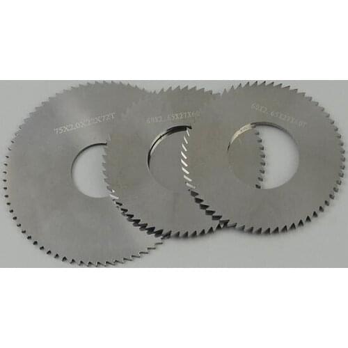 80mm*22mm*0.8mm*72T/100T Solid carbide Saw blade Milling cutter import material Processing stainless steel