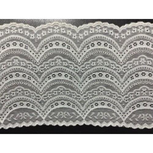 18cm High Quality Fashion Fish Scale Motif Elastic Lace Trimming,Fashion Accessories,Soft and Tender,XERY14320C