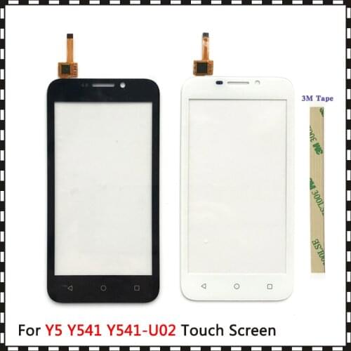 High Quality 4.5 For Huawei Y5 Y541 Y541-U02 Touch Screen Digitizer Sensor Outer Glass Lens Panel Black White