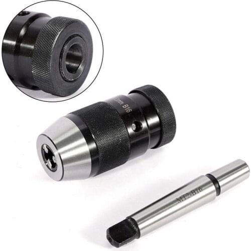 1SET morse cone MT2 B10 B12 B16 B18 chuck collet chuck Self Tighten Keyless Drill Chuck for drilling machine Taper Drill Chuck