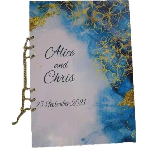 Gold Wedding Guest Book Perfect Bridal Registry for Signature & Messages Wedding Day Memory Book