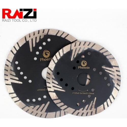 125/150 mm Granite Cutting Blade For Grinder Turbo Side Protection Quartz, Hard Stone Diamond Saw Blade