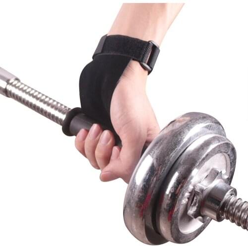 2PCS Crossfit Gloves Grips Fitness Training Weight Lifting Gloves Support Sports Gymnastics Grips Gym Hand Palm Protector Gloves