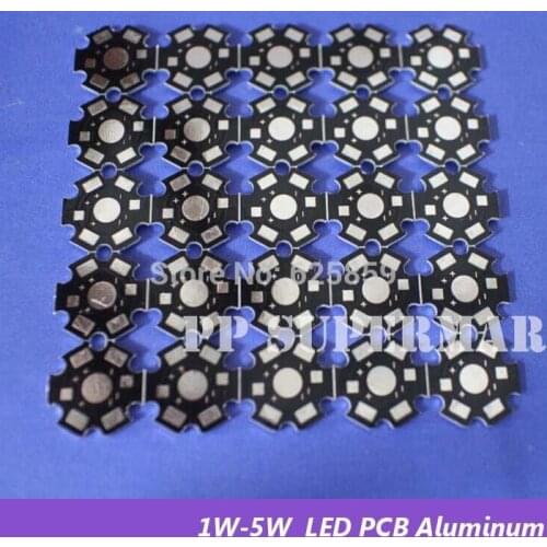 200pcs/lot 1W 3W 5W High Power LED Heat Sink Aluminum Base Plate
