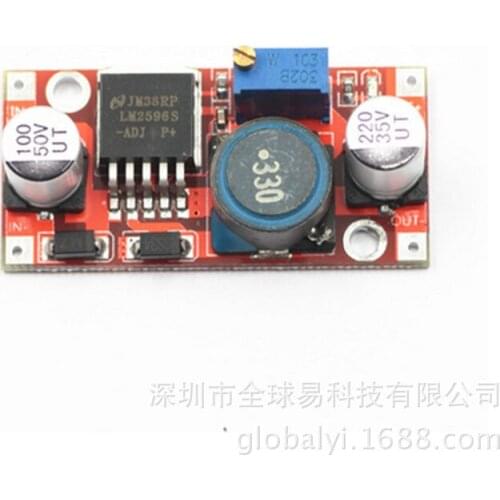 5 PCs DC-DC Lm2596 Upgraded Version 3A Adjustable with Reverse Connection Protection 5V Voltage Stabilizing