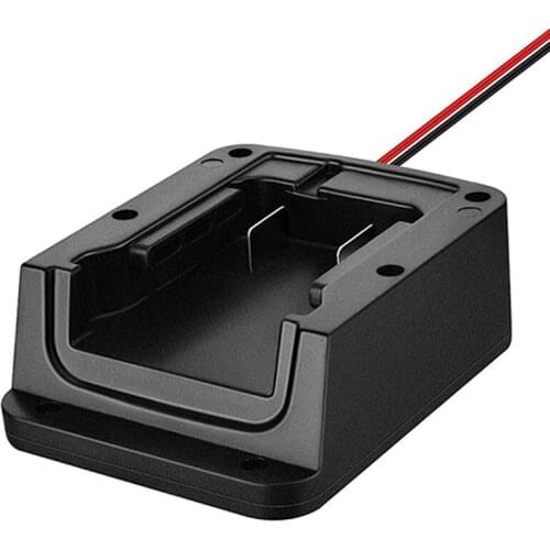 Battery Adapter 18V Battery Dock Adapter Dock Holder Power Mount with Wires Connector for M18 Battery