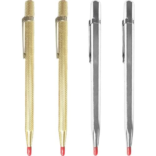 Diamond Glass Cutter Carbide Scriber Hard Metal Tile Cutting Machine Lettering Pen Engraver Glass Knife Scriber Cutting Tool