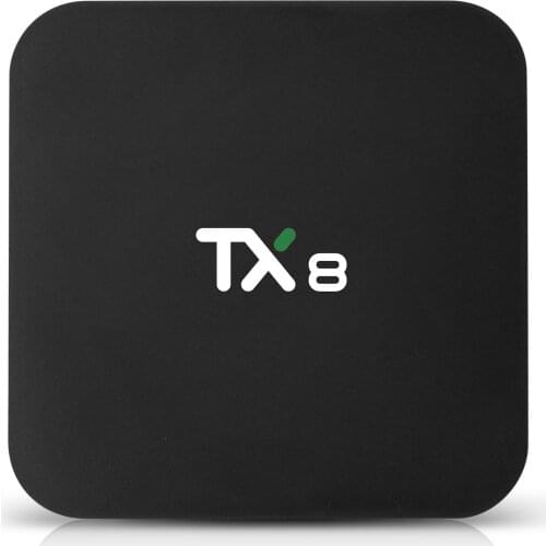 Android OS 9.0 TX8 TV Box Wifi RK3318 Mali-450 MP2 4K USB BT media player smart TV set top Box