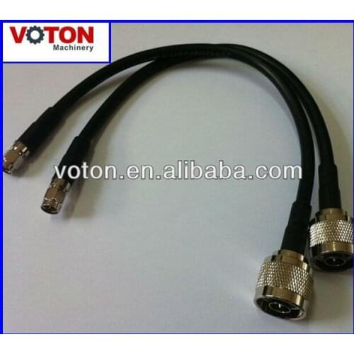 Free shipping N Type Male straight crimp to SMA Male straight crimp for LMR300(12 inches)cable assembly