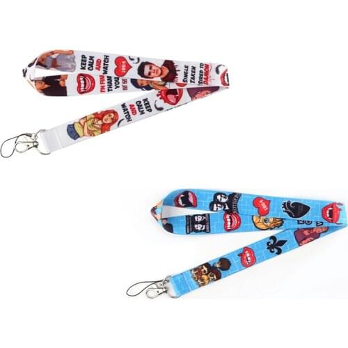 J1586 Horror Movie DIY Keychains Accessory Mobile Phone USB ID Badge Holder Keys Strap Tag Neck Lanyard