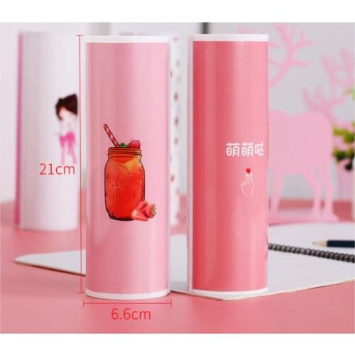 Pencil Case Multifunction Calculator Solar Erasable With Mirror High Capacity Pen Boxes School Student Stationery Gift Boy Girls