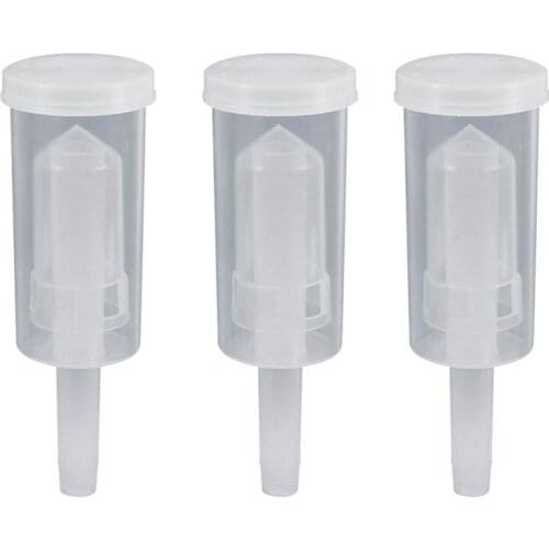 3 PCS Homebrew Beer Cylinder Fermentor Air Lock One Way Exhaust Water Sealed Check Valve Beer Fermentation Wine Making Brewing