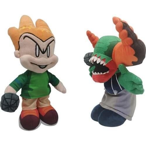 Tricky Pico Plush Stuffed Doll Gift Toy Tricky The Clown Friday Night Funkin Plush Toy Madness Combat Game Toy Gift