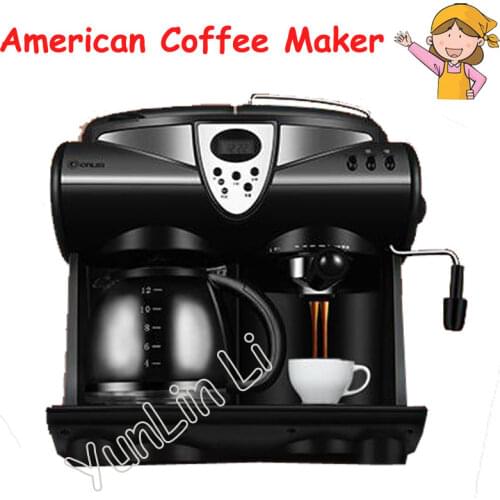 Espresso Machine Italian American Coffee Maker Household 20bar Coffee Machine Office Precise Thermostat Coffee Machine Cafetera