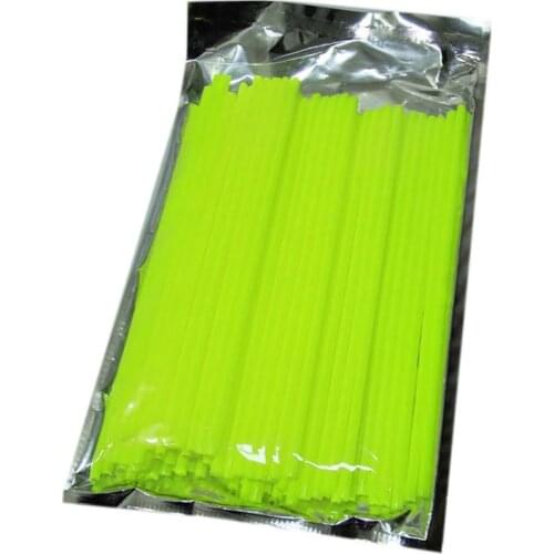 MOTO 72pcs a set 24cm Motocross Dirt Bike Enduro Wheel RIM SPOKE Shrouds SKINS COVERS spoke coats for ATV KTM CRF230 V-storms