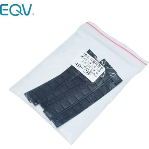 70PCS AMS1117 Voltage Regulator Kit 1.2V/1.5V/1.8V/2.5V/3.3V/5.0V/ADJ 1117 7 values Each 10PCS