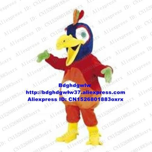 Colorful Parrot Parakeet Macaw Bird Mascot Costume Adult Cartoon Character Outfit Farewell Dinner Canvass Business Order zx2247