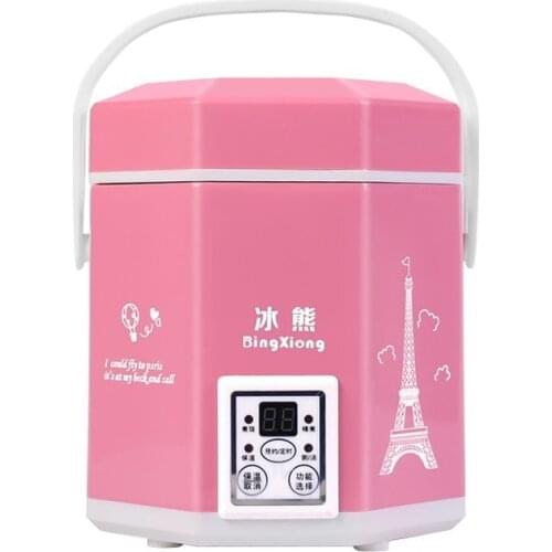 Xiaomi Mini Rice Cooker 1.2L Intelligent Electric PFA Powder Coating Cookers For Home Students Cooking 300W 220V