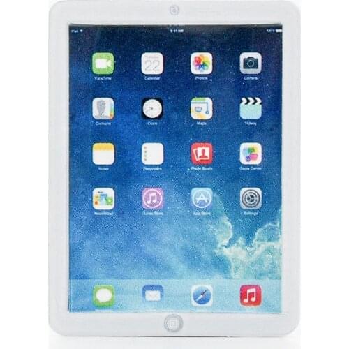 Odoria 1:6 Miniature White Metal Tablet Model for 6" Dolls Size Dollhouse Accessories