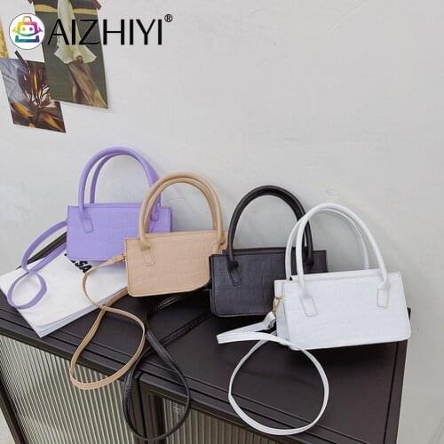 Fashion Women Stone Pattern Solid Color Messenger Bag Casual PU Small Handbags Leather Luxurious Chains Messenger Bag