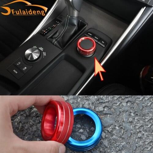 For Lexus RX300 NX200 300H ES200 250 CT IS 2015-2020 Navigation Air Conditional Control Switch Knob Ring Decor trim Car Styling