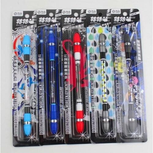 ZG-5091 Ball Point Penspinning Non Slip Coated Spinning Pen Ball Point Improve intelligence Learning Office Supplies Rolling Pen