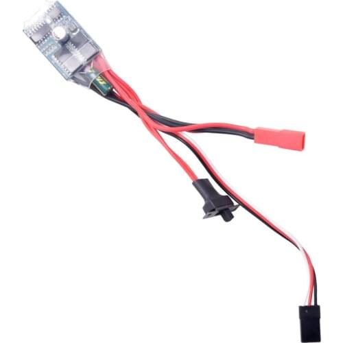 10A ESC Brushed Speed Controller for 1/12 1/16 1/18 1/24 1/28 RC Car Crawler WPL C24 B16 B24 B36 K989 RC Boat